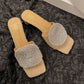 Sandalen mit quadratischem, rundem Absatz