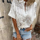 🌸NEUER SCHNÄPPCHEN🔥 Lässiges Button-Down-Shirt mit Print für Damen