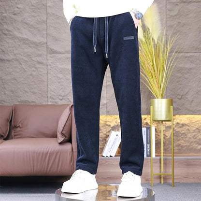 Freizeithose mit Plüschfutter und Kordelzug für Herren