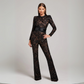 🔥Sexy Jumpsuit mit Spitzenprint für Damen