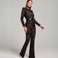 🔥Sexy Jumpsuit mit Spitzenprint für Damen