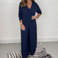 🌈HEISSER VERKAUF🌈 2-teiliges Set aus lockerem, langem Oberteil und Hose für Damen