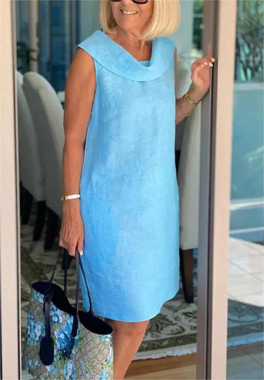 Sommerkleid mit Rüschenkragen