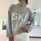 🌈49% Rabatt - Gemütlicher Rollkragenpullover mit Buchstabenmuster für Damen🌟