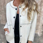 🍁Frühherbst-Sonderangebot: 49% Rabatt🍂Damen Strickjacke mit Knöpfen