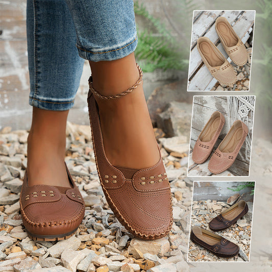 Bequeme, atmungsaktive flache Schuhe für Frauen