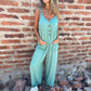 🔥49% RABATT🔥 Lässiger, vielseitiger, lockerer Jumpsuit mit Knöpfen für Damen