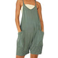 💥Begrenztes Zeitangebot: 49% Rabatt💐Damen Sommer Tankkleid - Ärmelloser Jumpsuit mit Taschen
