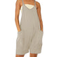 💥Begrenztes Zeitangebot: 49% Rabatt💐Damen Sommer Tankkleid - Ärmelloser Jumpsuit mit Taschen