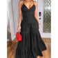 Sexy rückenfreier Jumpsuit mit V-Ausschnitt für Damen