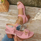 🥰Maximal 49% Rabatt👡Damen Sandalen mit Blockabsatz