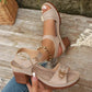 🥰Maximal 49% Rabatt👡Damen Sandalen mit Blockabsatz