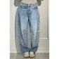 ✨👖Strassjeans mit geradem Bein für Frauen