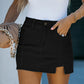 😍Zeitlich begrenzter Rabatt 49% 💥 Kurzer Jeansrock für Damen – High Waist mit Schlitz, Figurbetonte Passform aus Premium-Denim 🍁