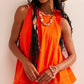 Damen-Set aus Tanktop mit Rundhalsausschnitt und Shorts mit hoher Taille