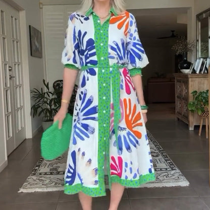 Premium-Design-Blumenkleid für Damen
