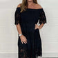 💃Trägerloses Spitzenkleid mit hohlem Patchwork für Damen