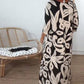 💖Elegantes, lockeres Damenkleid mit Rundhalsausschnitt und Aufdruck