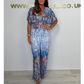 🌷Sommer-Schnäppchen – 49% Rabatt🩵Jumpsuit mit Boho-Print und weitem Bein