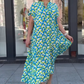 Locker sitzendes Hemdkleid mit Geo-Print für Damen