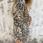 Modischer Blazer mit Leopardenmuster für Damen