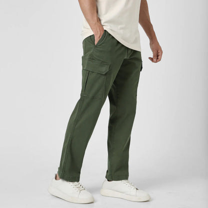 Cargohose für Herren mit vielen Taschen und Stretch