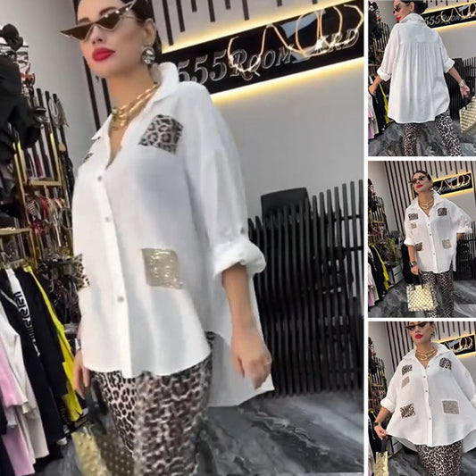 2-teiliges Leopardenmuster-Set für Damen🥰