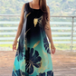 🌸49% rabatt🌸Damen lockeres bedrucktes ärmelloses Maxikleid