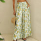 🌺Hose mit weitem Bein und Bohème-Print