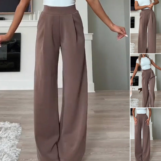 ✨Lässige Damenhose mit geradem Bein und Taschen