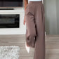 ✨Lässige Damenhose mit geradem Bein und Taschen
