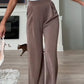 ✨Lässige Damenhose mit geradem Bein und Taschen