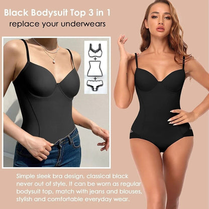 👙 49 % RABATT! 🔥 Figurformende Unterwäsche mit BH – Verstellbarer Bund, schlankmachender Effekt & angenehmer Tragekomfort unter der Kleidung 💃