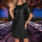 Damenmode Elegantes Paillettenkleid