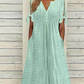 👗 50% RABATT! ⏰ Elegantes V-Ausschnitt-Kleid mit dezenten Cut-Outs für Damen – Figurumschmeichelnd, luftig & perfekt für Sommerpartys und besondere Anlässe 💃
