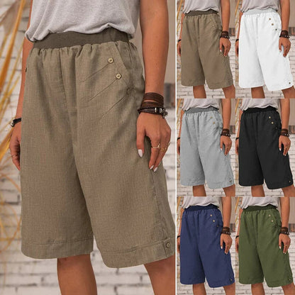 🔥49% Rabatt💥Freizeit-Shorts mit Taschen für den Sommer für Damen