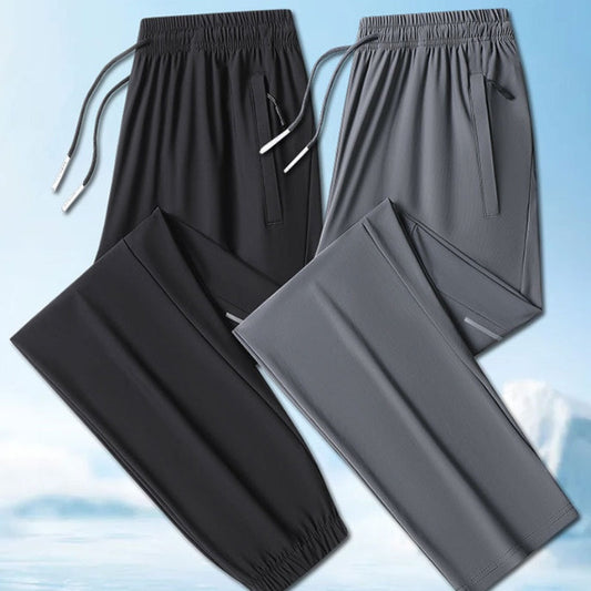 Leichte Sporthose für Herren mit Reißverschlusstaschen