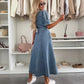 👗Jeanshemdkleid mit Knopfleiste für Damen💙