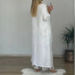 2-teiliges Set aus asymmetrischem Oberteil und bedruckter Hose für Damen
