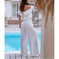 🌺Schulterfreier Rüschen-Jumpsuit für Damen🍑