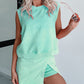 Damen-Set aus Tanktop und Schlitz-Skort