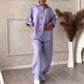 Modisches 2-teiliges Set aus Hemd und Hose