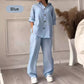 Modisches 2-teiliges Set aus Hemd und Hose