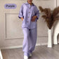 Modisches 2-teiliges Set aus Hemd und Hose