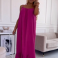 💕Was soll ich morgen anziehen?💕Einfarbiges, locker sitzendes Damenkleid