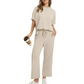 🌸LETZTER TAG – 60 % RABATT💖 Weiches, lässiges Damen-Set aus Oberteil und Hose