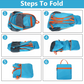 Faltbarer wasserdichter Campingrucksack