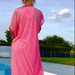 2-teiliges Set aus Bluse mit Aussparungen und ärmellosem Kleid