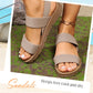 🔥Rutschfeste Freizeitsandalen für Damen mit breiten elastischen Riemen