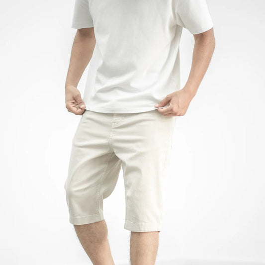 Lässige Stretch-Bermudashorts für Herren mit Taschen